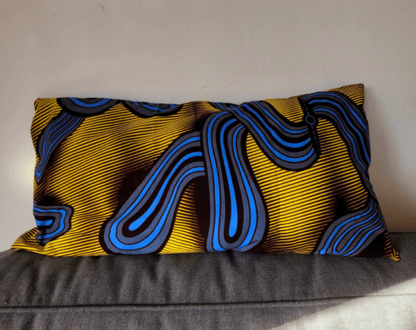 Wax fabric cushion