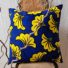 Wax fabric cushion