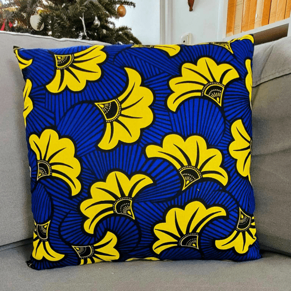 Wax fabric cushion