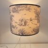 lampshade with French Toile de Jouy